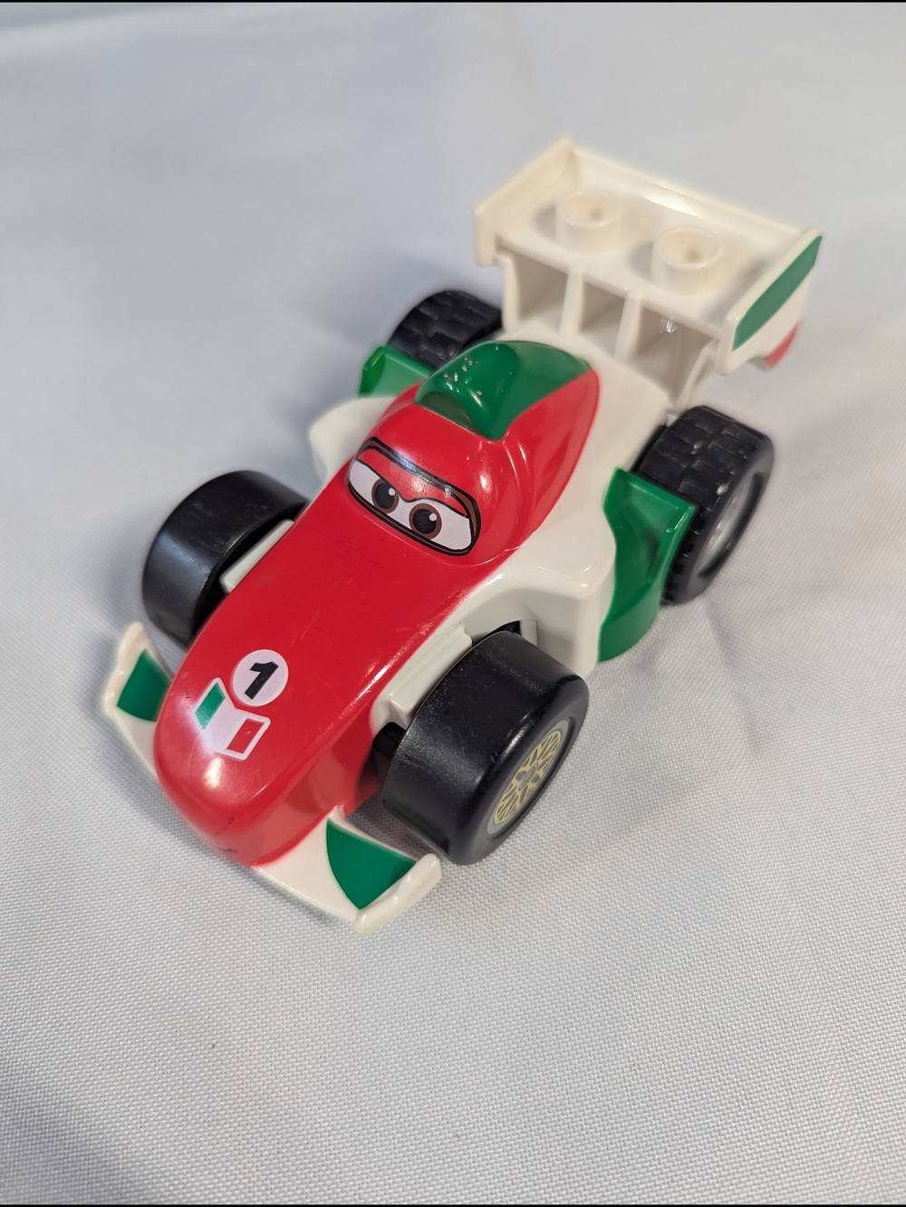 LEGO Duplo Disney Pixar Cars Figure Lot - McQueen, Mater, Francesco & Trophy - Picture 4 of 6